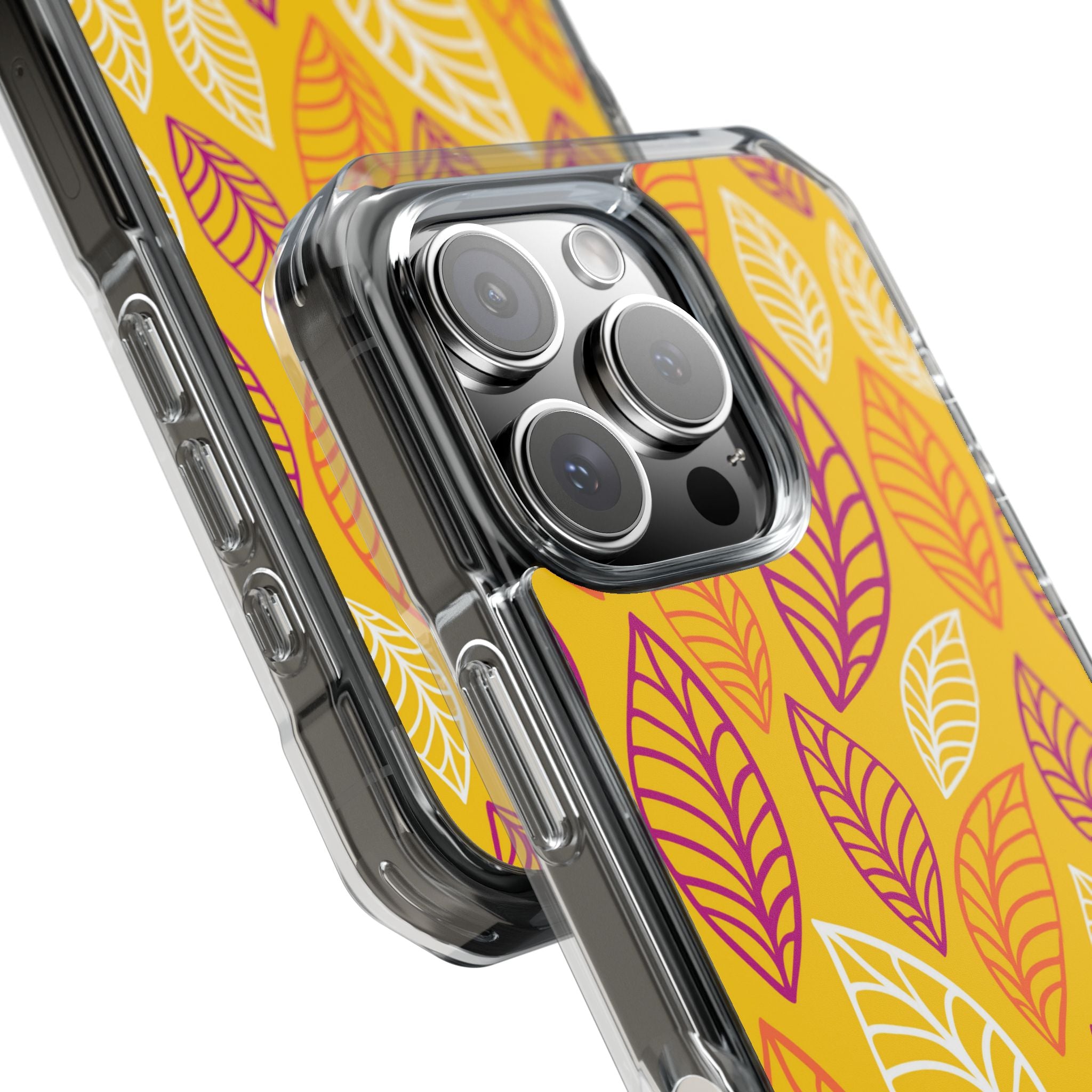 Vibrant Leaf Symphony iPhone Case - Impact