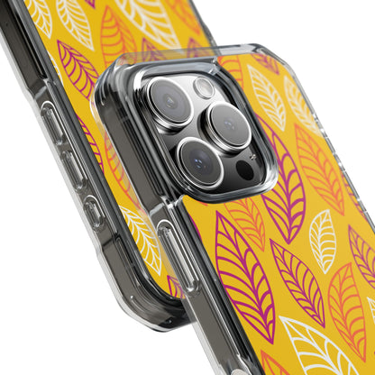 Vibrant Leaf Symphony iPhone Case - Impact