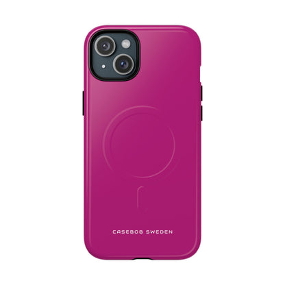 Medium Violet Red iPhone 15  Tough+ Phone Case