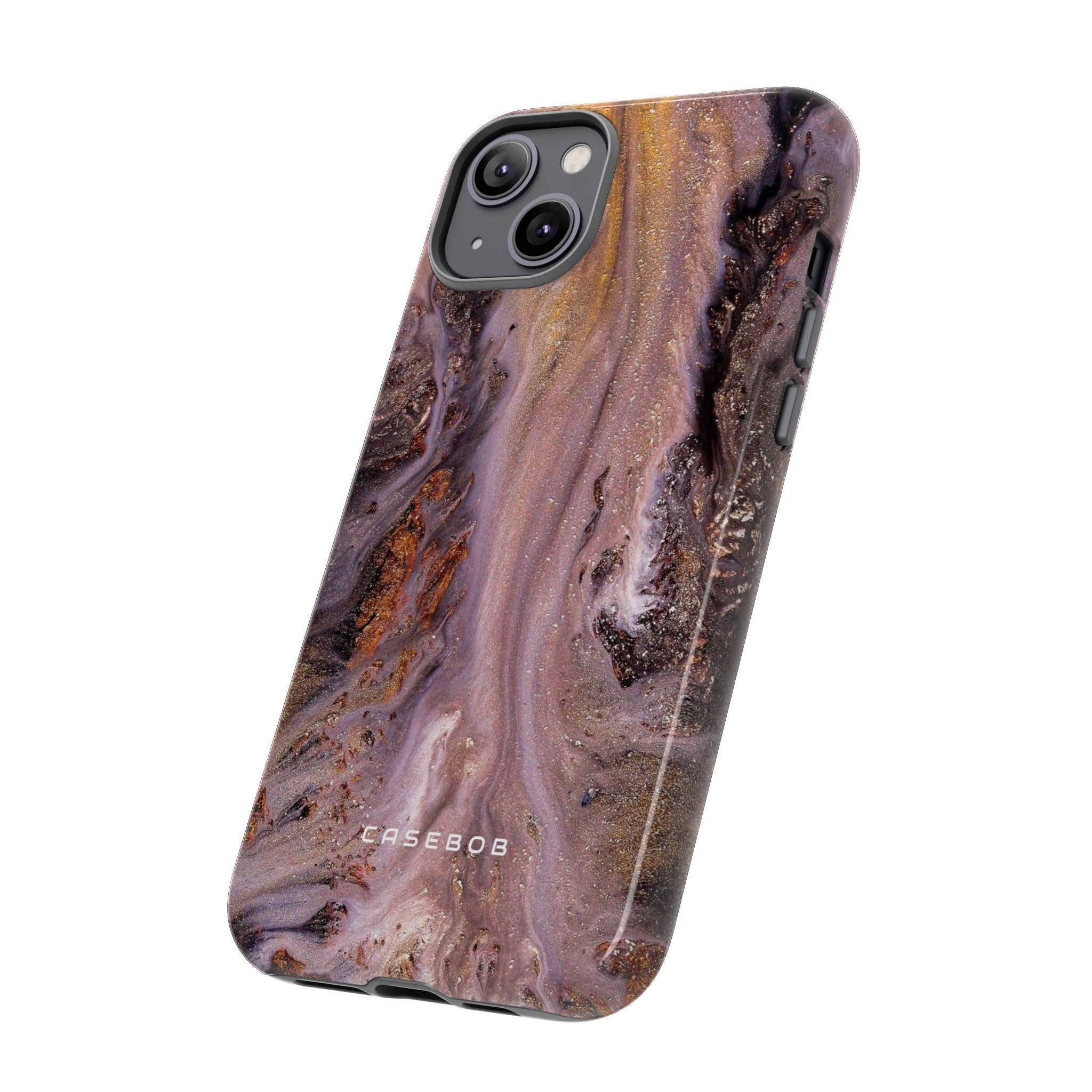 Pink Marble Ink Art - Protective Phone Case