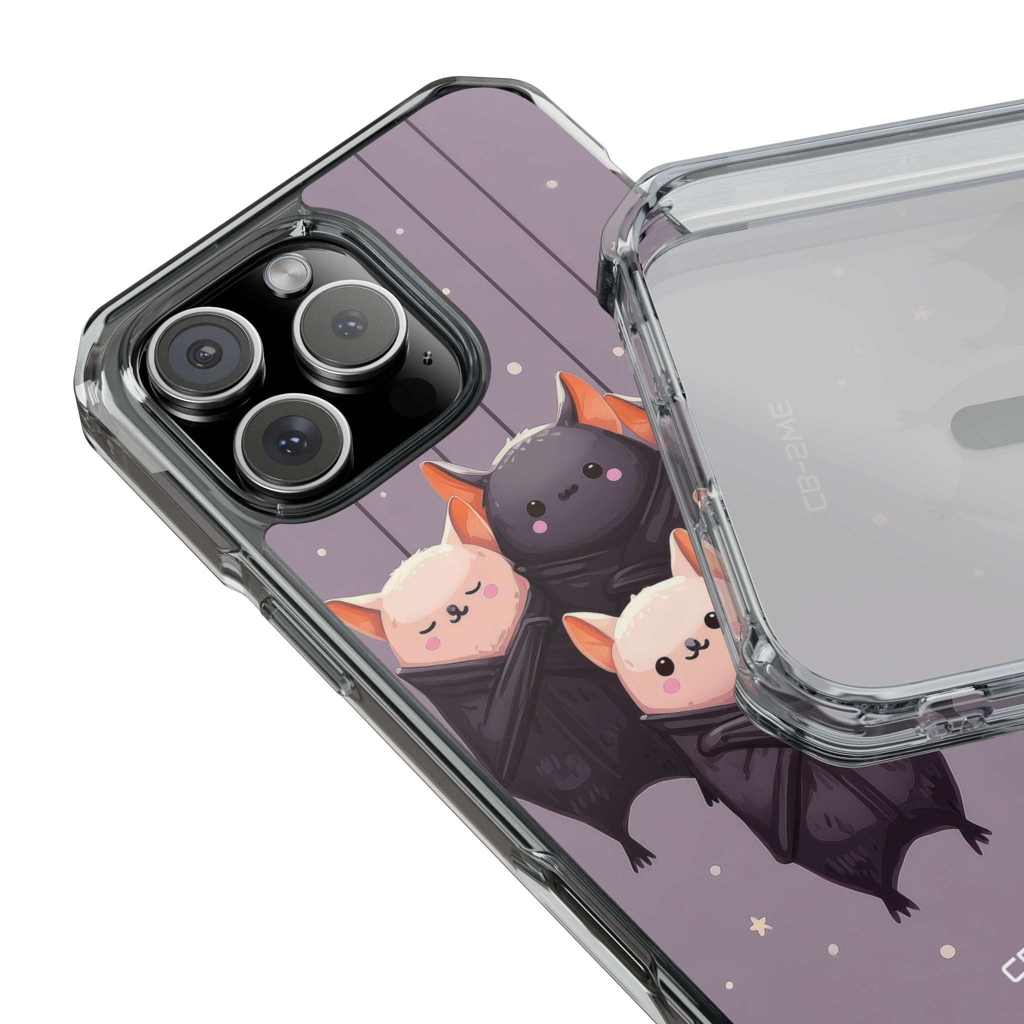 Playful Bats Hang iPhone Case - Impact
