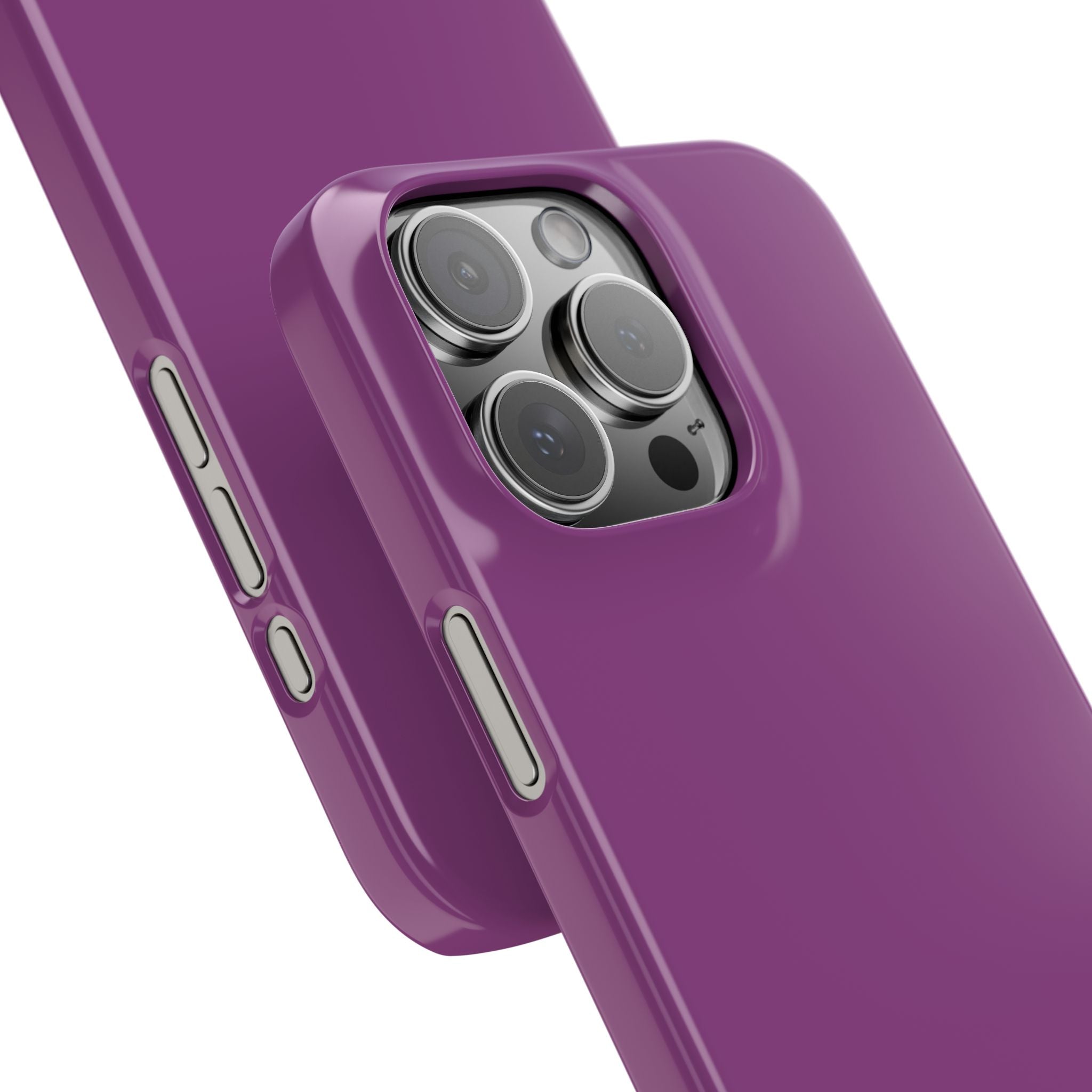 Plum Purple - Slim iPhone 16 Phone Case