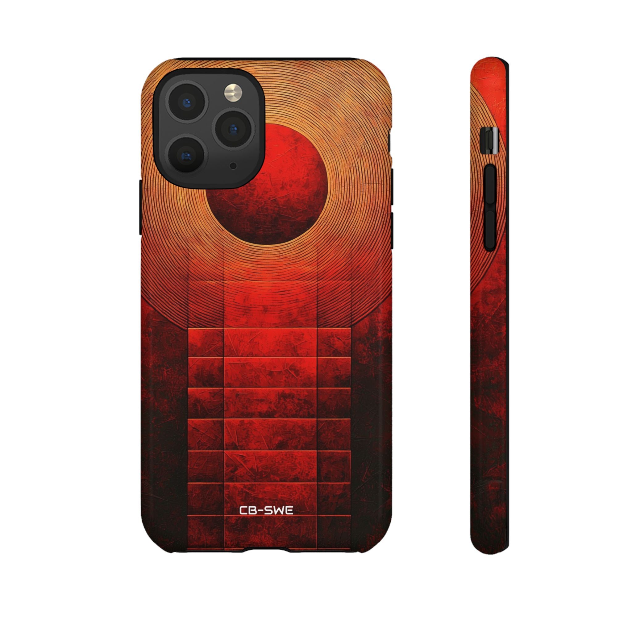 Circular Convergence Glows - iPhone Case
