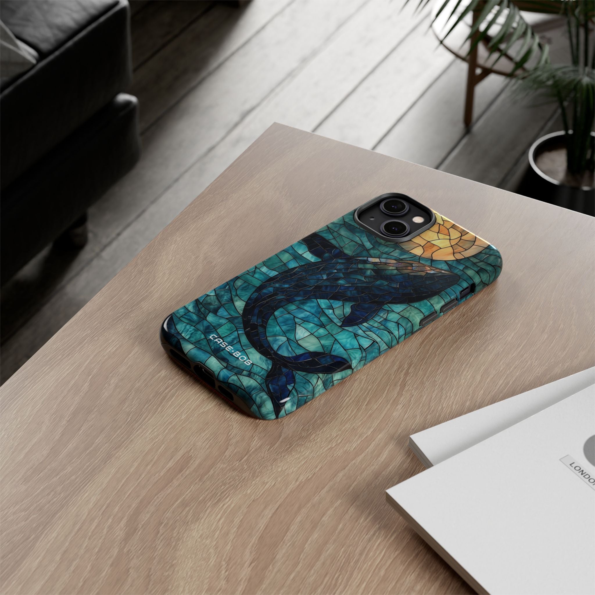 Celestial Whale iPhone 14 Plus Case - Tough