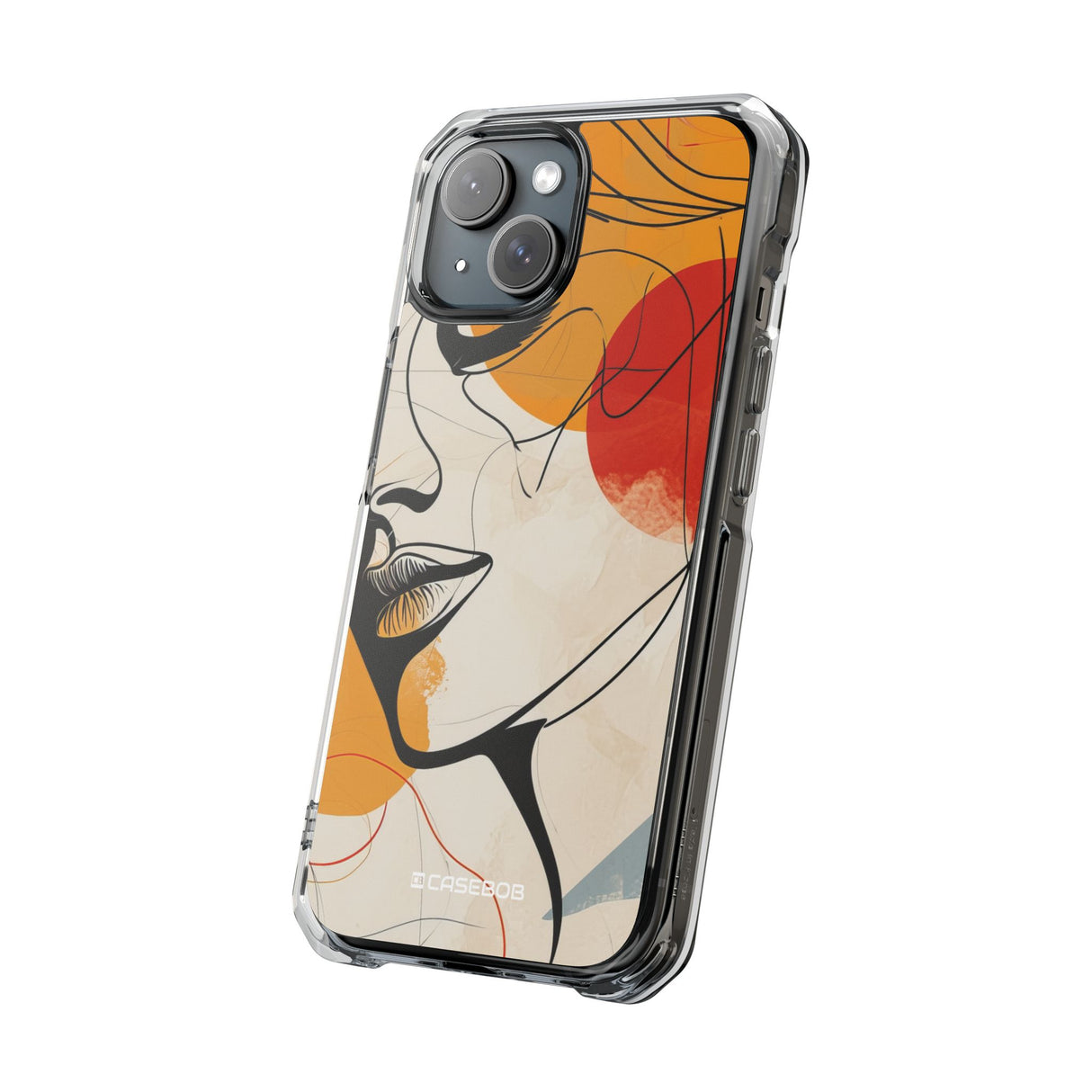 Contemplative Warmth - Phone Case for iPhone (Clear Impact - Magnetic)