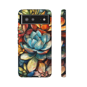 Vibrant Succulent Garden - Google Pixel Case