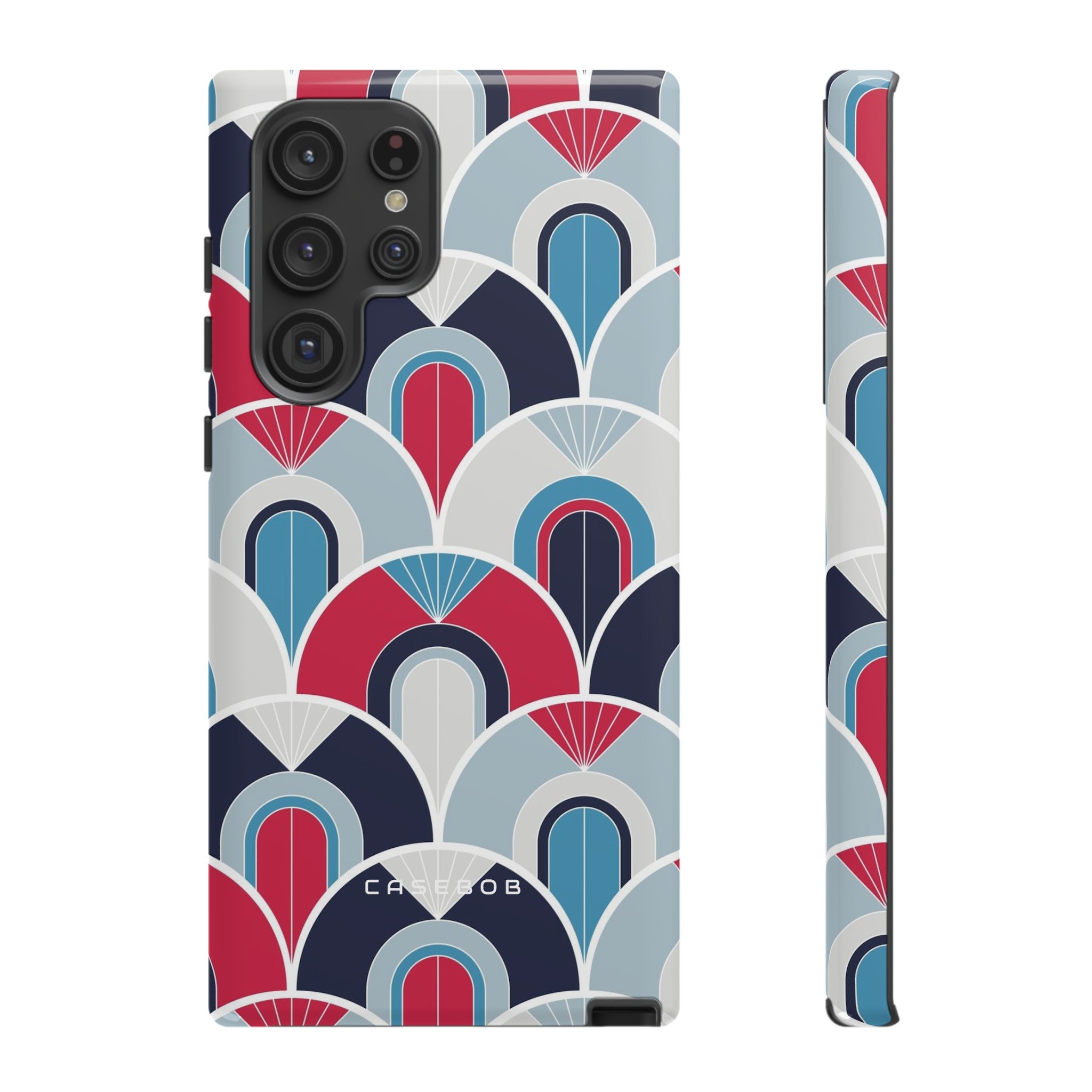 Blue Retro - Protective Phone Case