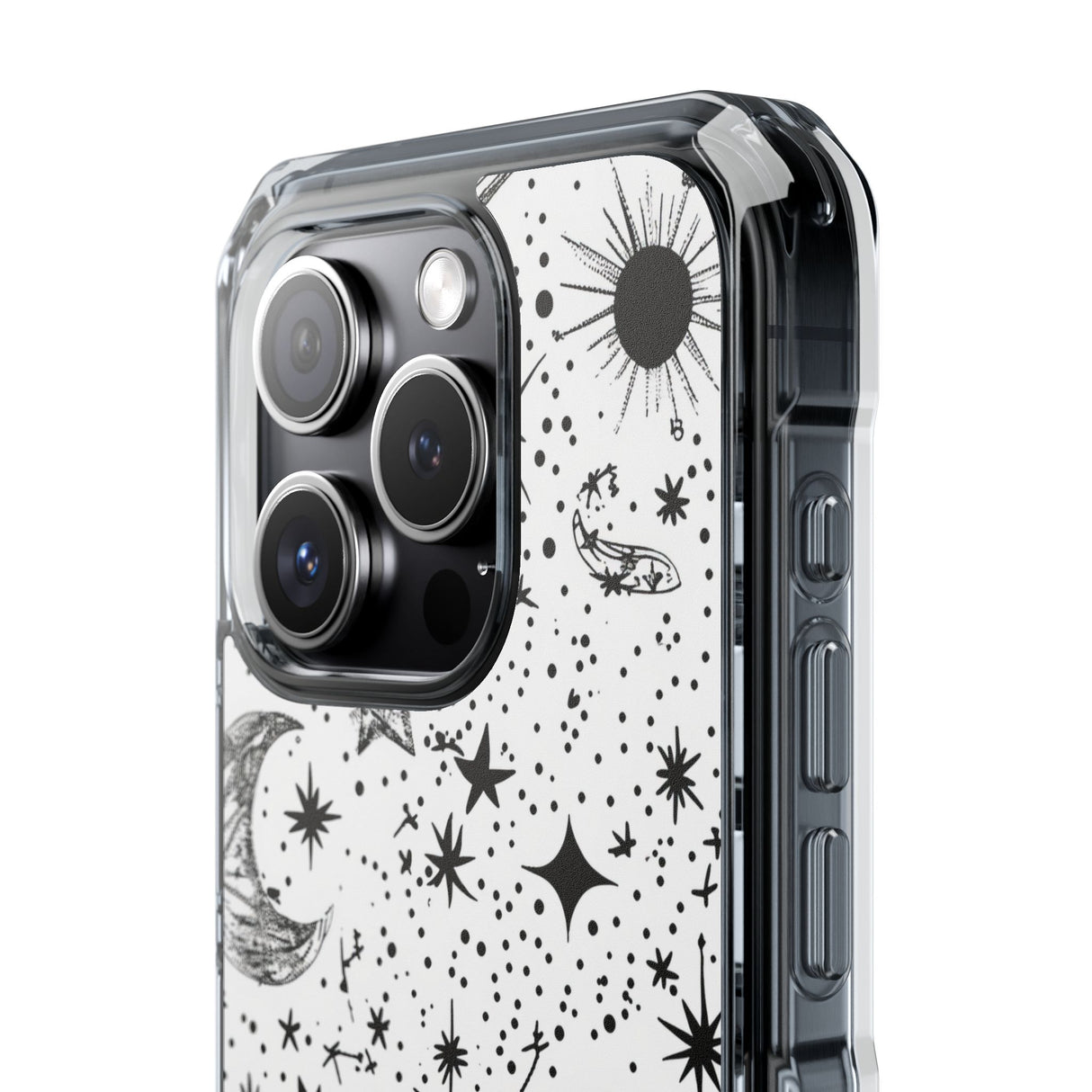 Retro Space Odyssey - Phone Case for iPhone (Clear Impact - Magnetic)