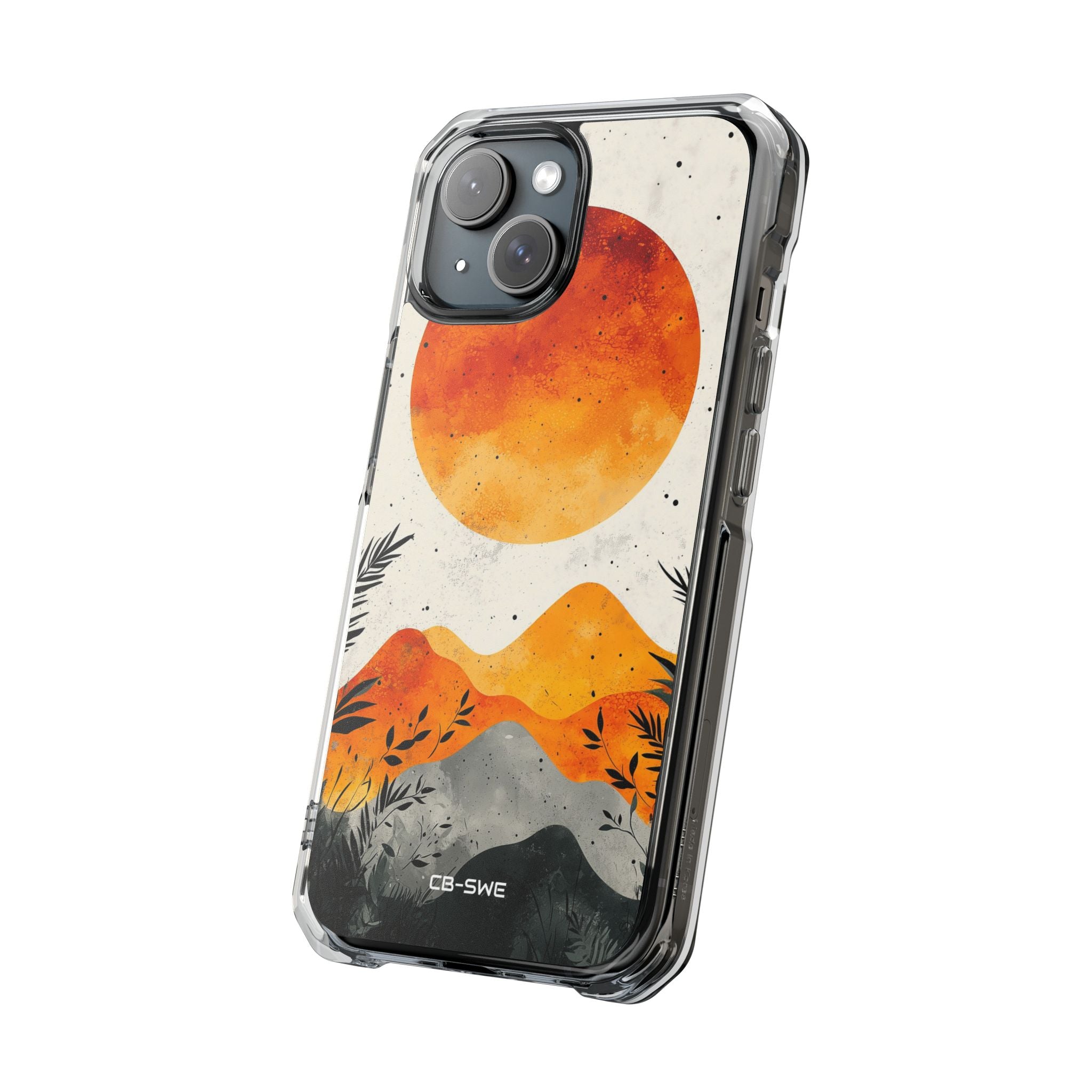 Sun Illuminates Mountains iPhone Case - Impact