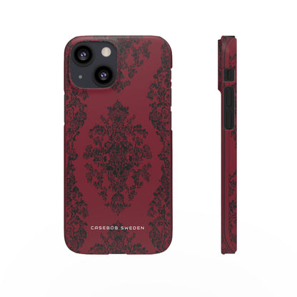 Gothic Crimson Elegance iPhone 13 - Slim Phone Case