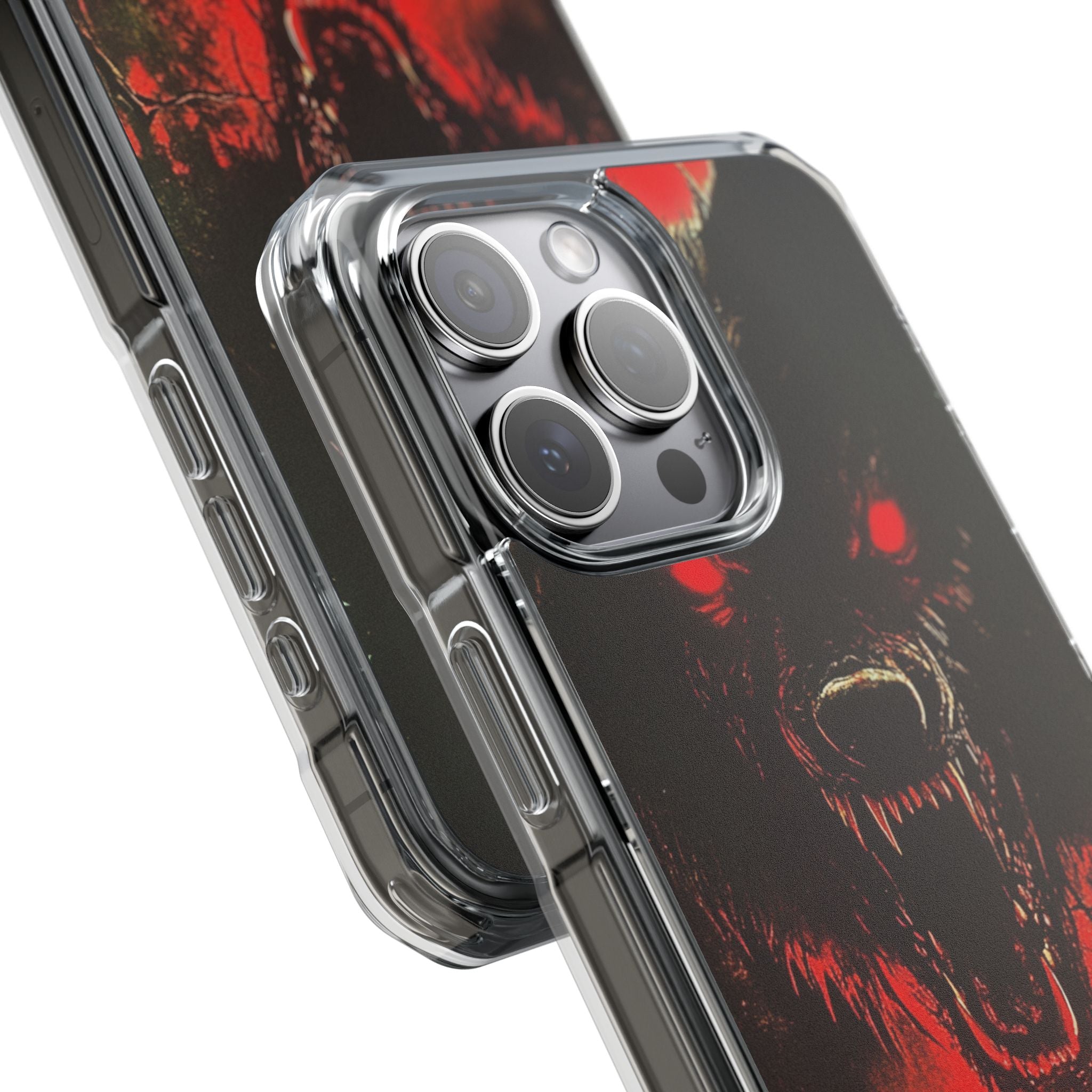 Crimson Wolf iPhone 15 Pro Max Case - Impact