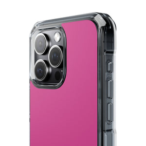 Pink Pantone | Handyhülle für iPhone (Clear Impact Case – magnetisch) 