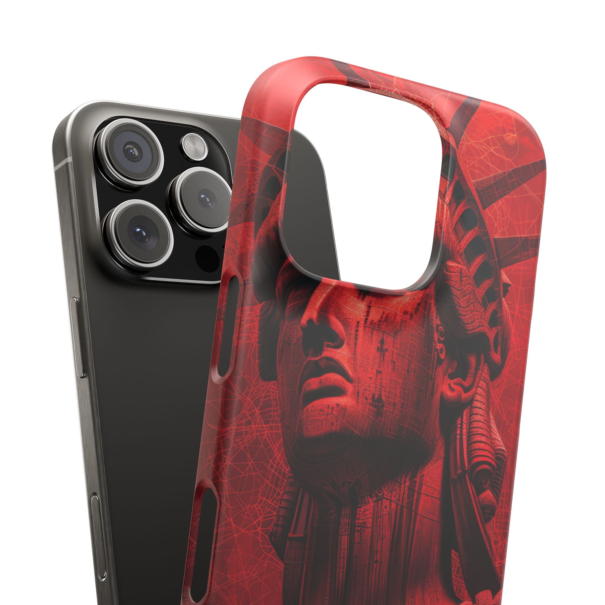 Zen Red Liberty Vision iPhone 16 - Slim Phone Case