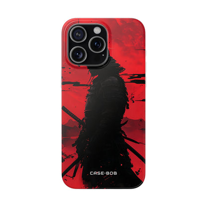 Crimson Samurai iPhone 15 Pro Max Case - Soft