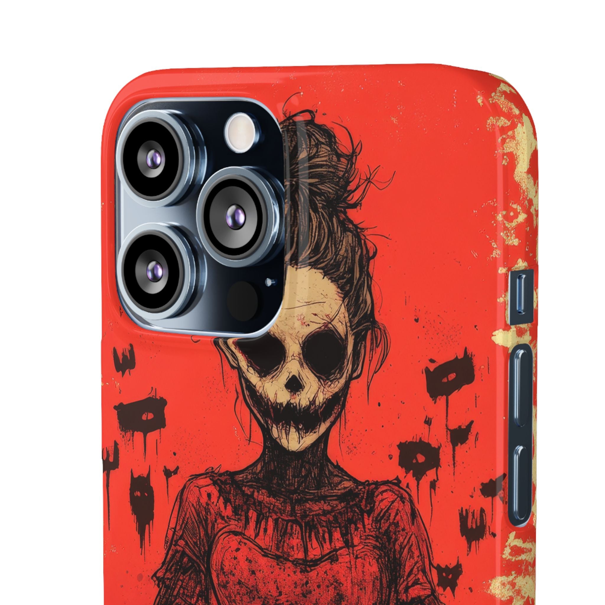 Haunting Scarlet Descent iPhone 13 - Slim Phone Case