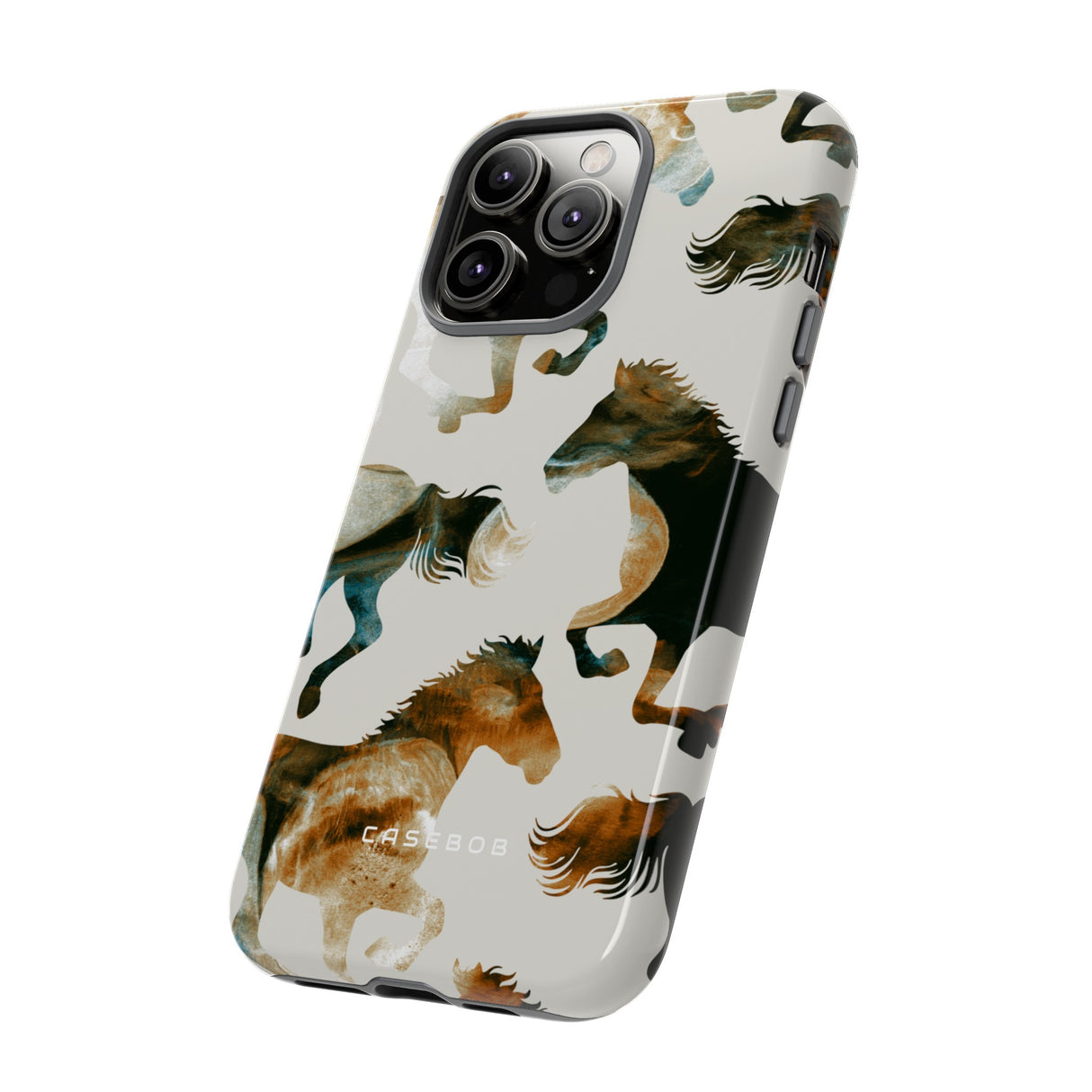 Tie Dye Horses - Protective Phone Case