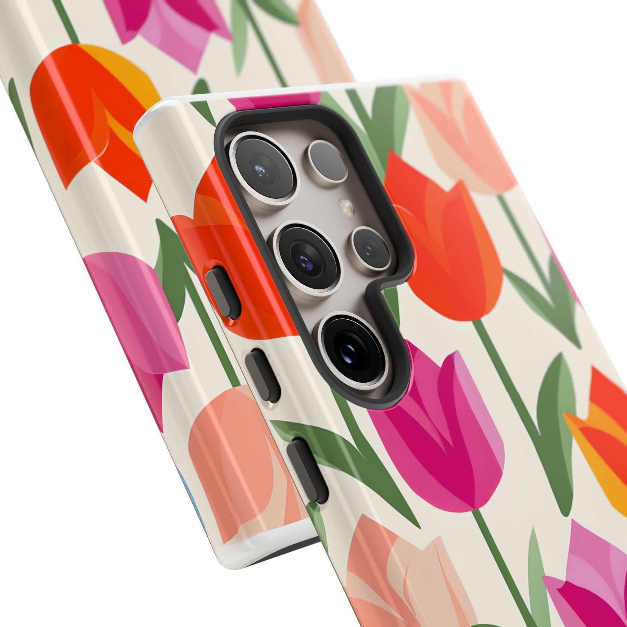 Tulip Harmony Green Samsung S24 Ultra Case - Tough