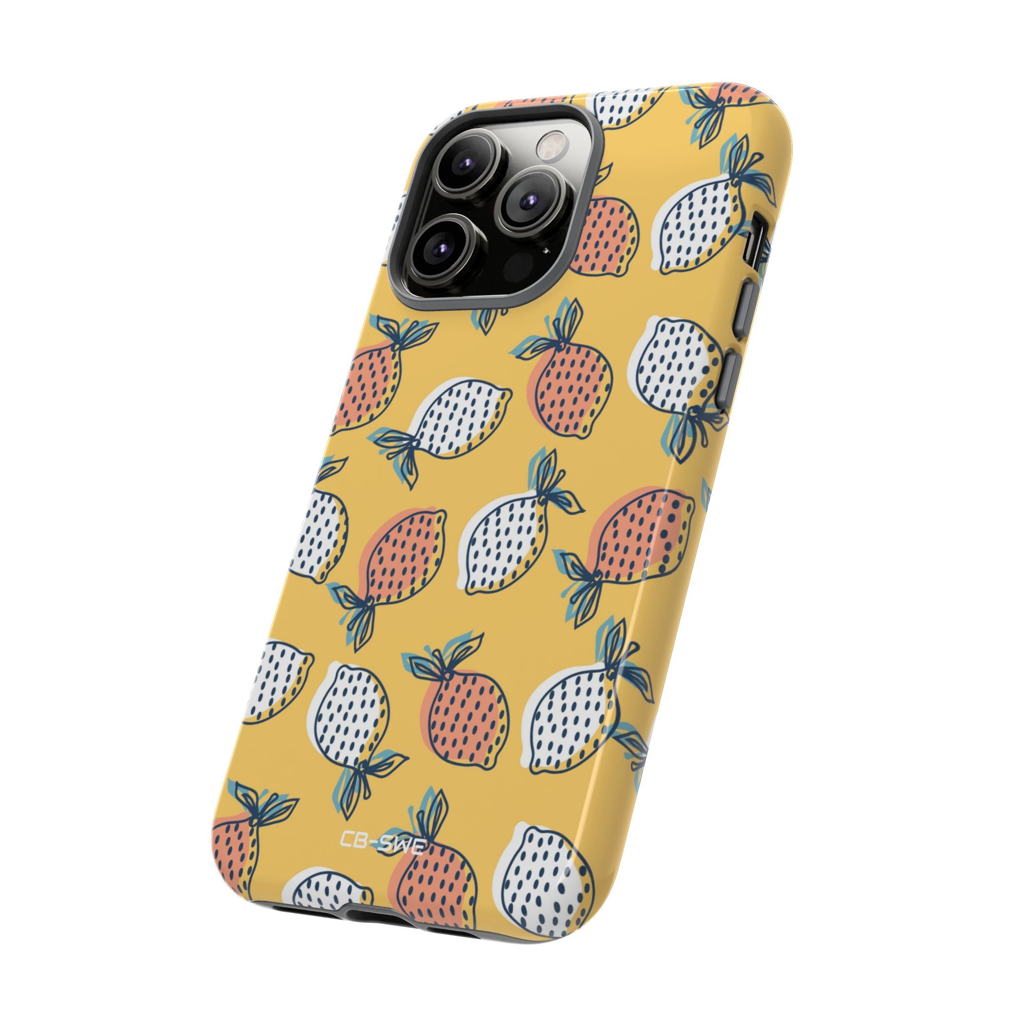 Lemons Dance Playfully - iPhone Case
