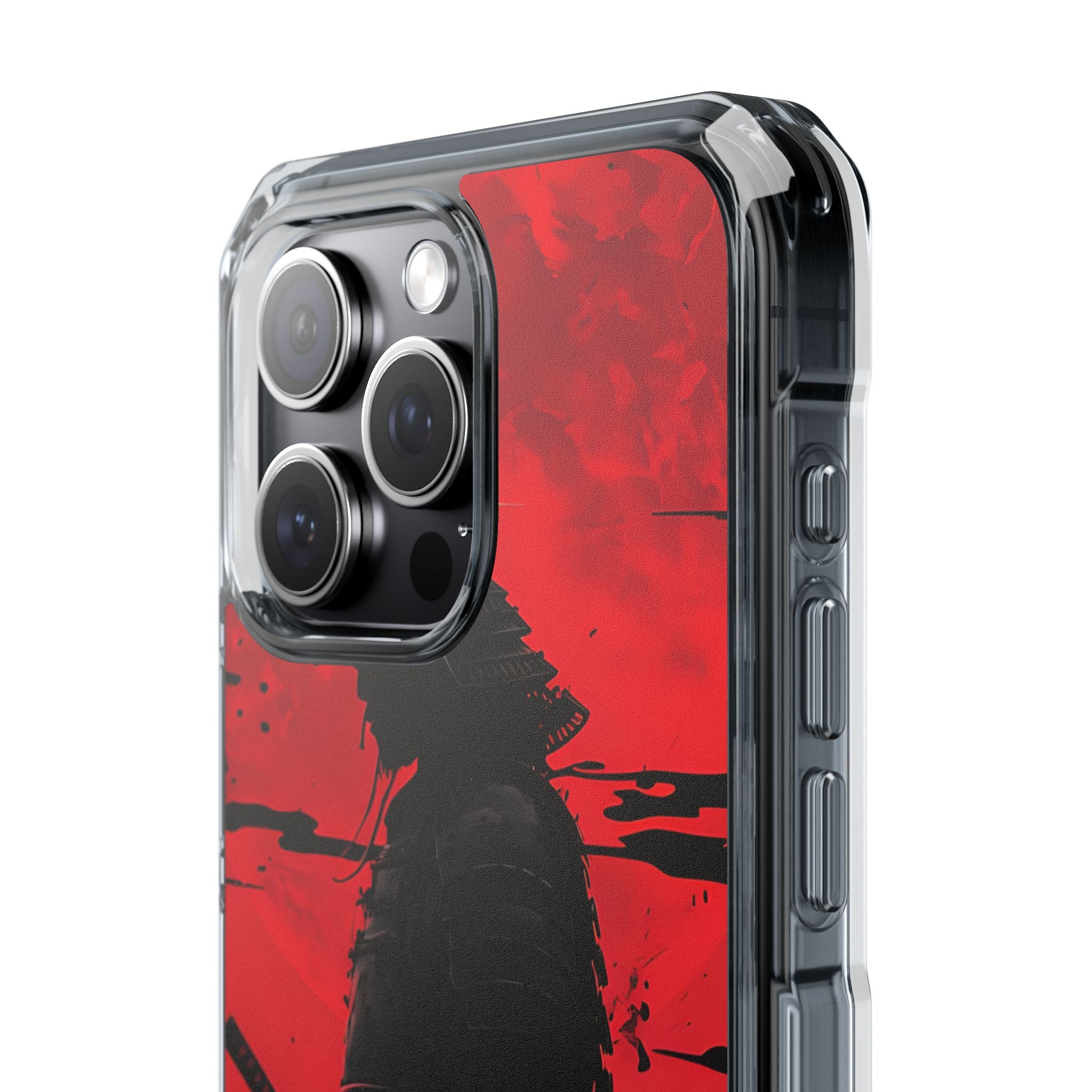 Red Samurai Shadow iPhone Case - Impact