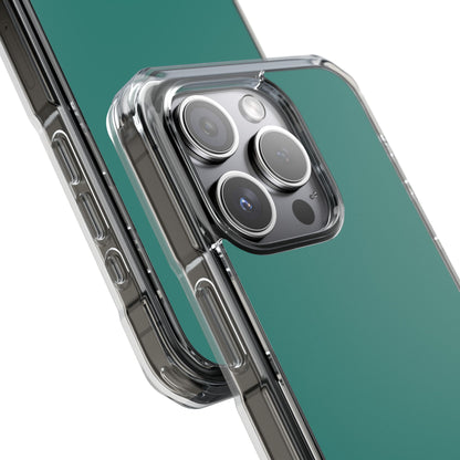 Celadon Green - Clear Impact Case for iPhone