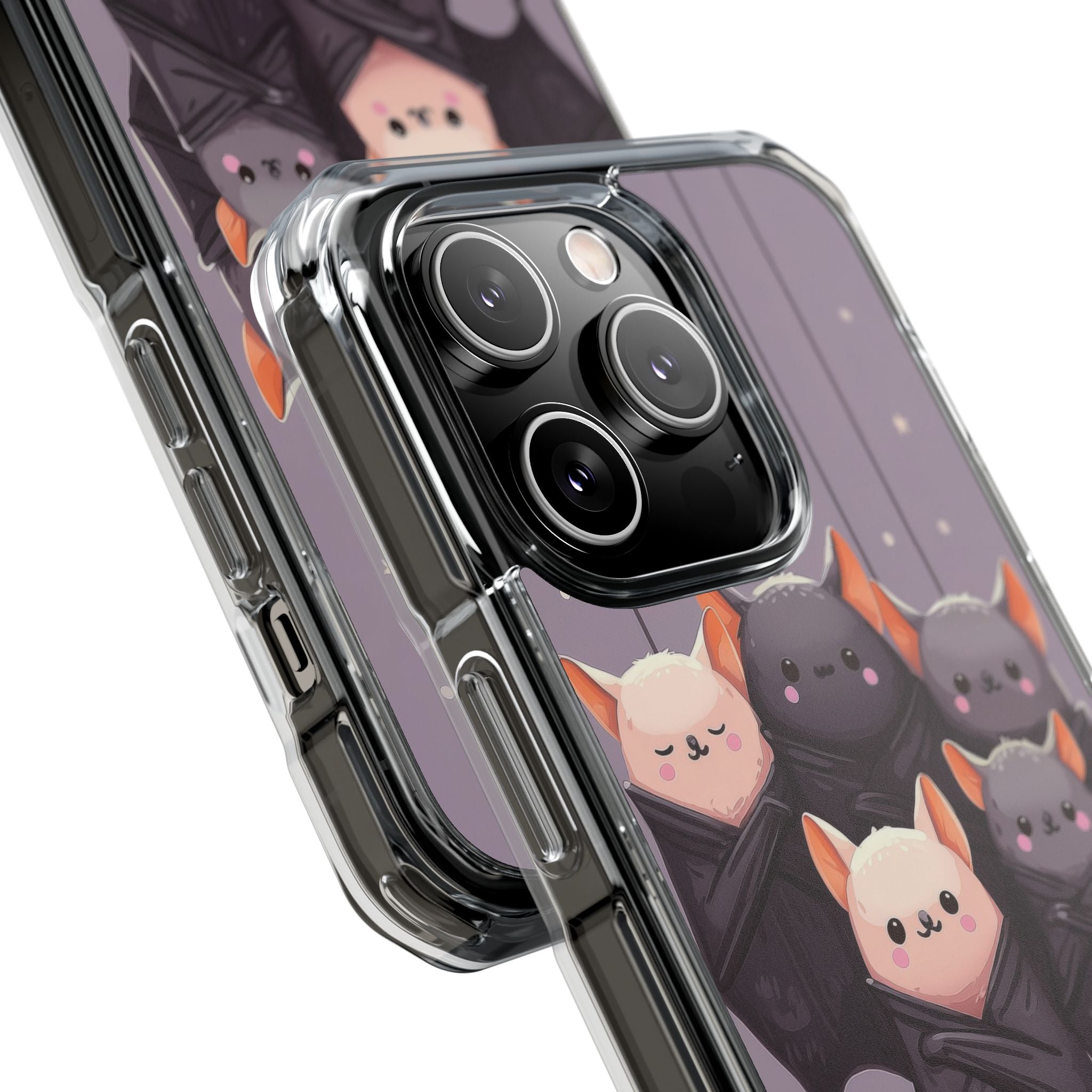 Playful Bats Hang iPhone Case - Impact