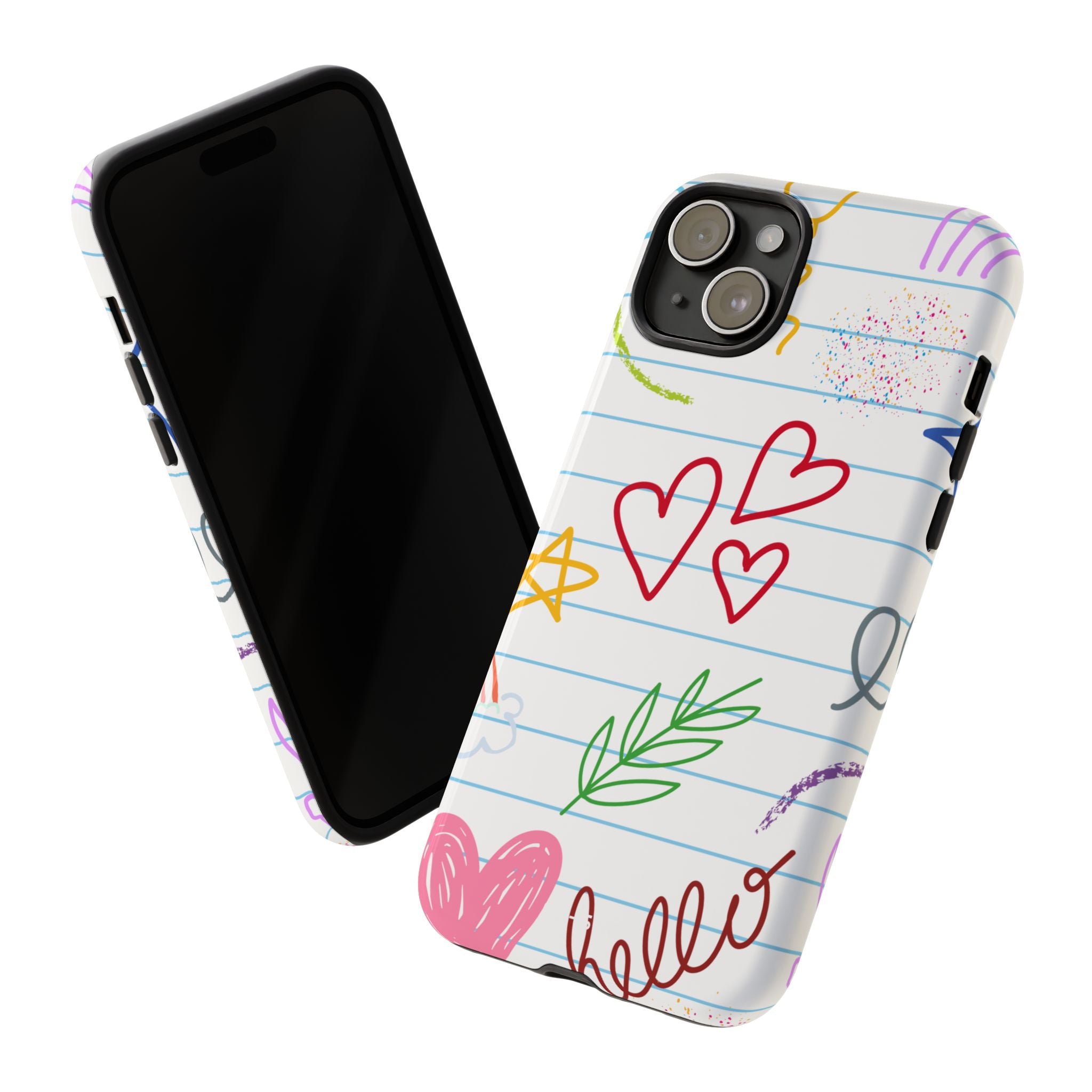 Hearts Dance Happily - iPhone Case