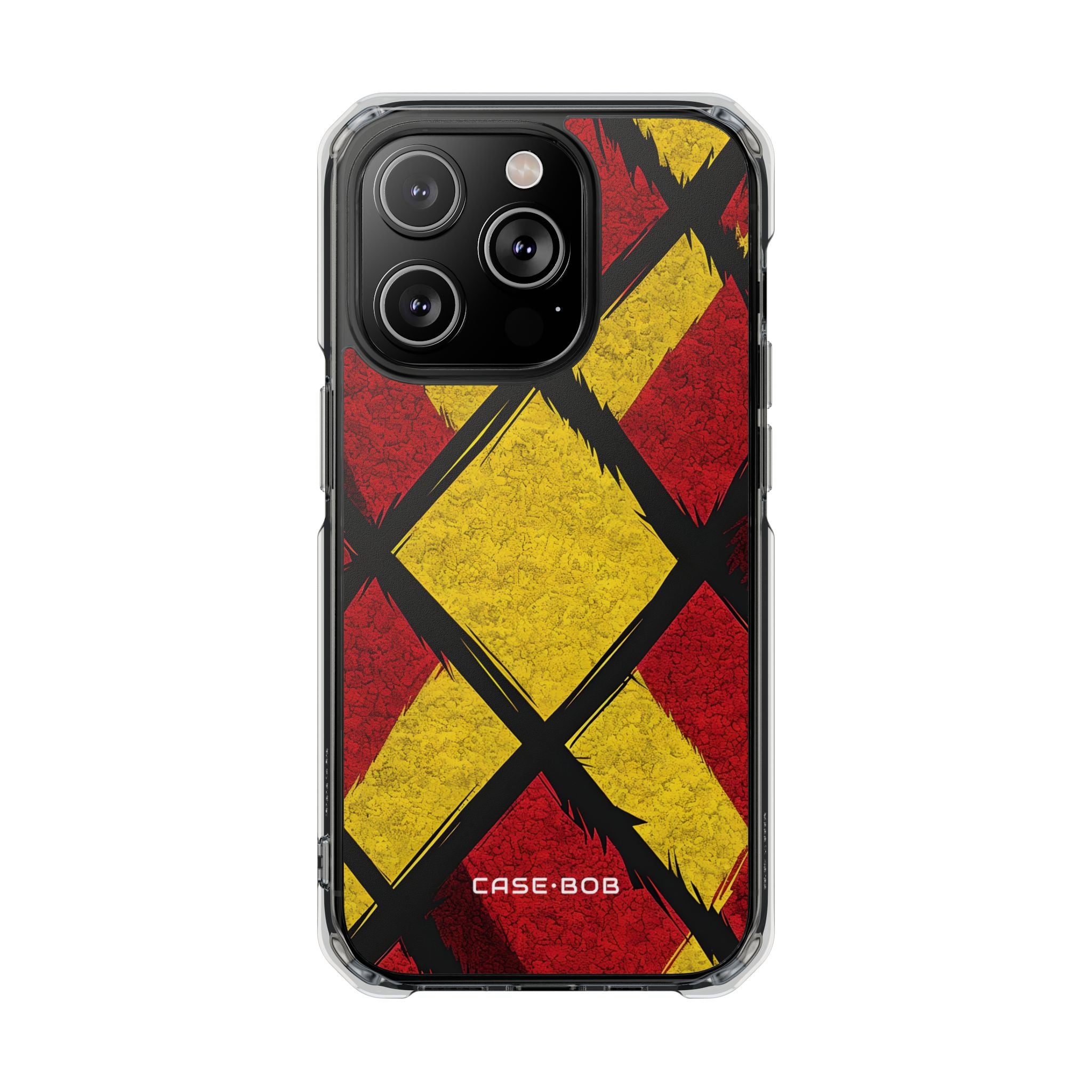 Cracked Diamond Grid iPhone 14 Pro Case - Impact