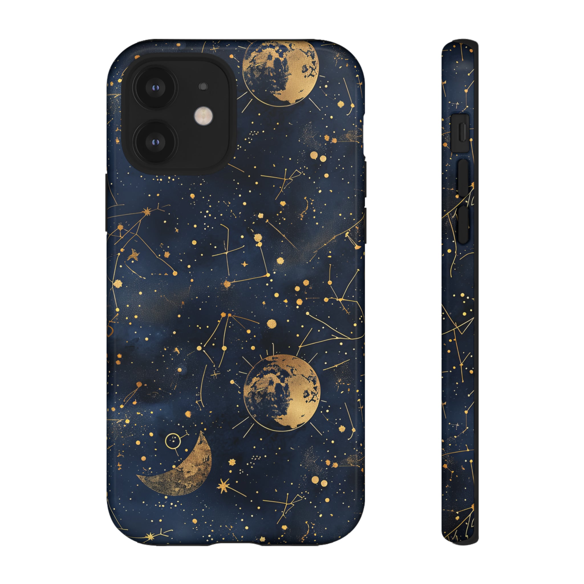 Celestial Zodiac Whispers - Protective Phone Case