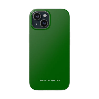 Dark Green iPhone 15 - Flexi Phone Case