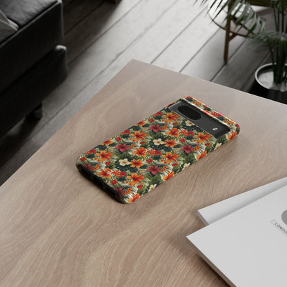Tropical Blooms Flourish - Google Pixel Case
