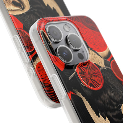 Hypnotic Cow iPhone 15 Pro Case - Soft
