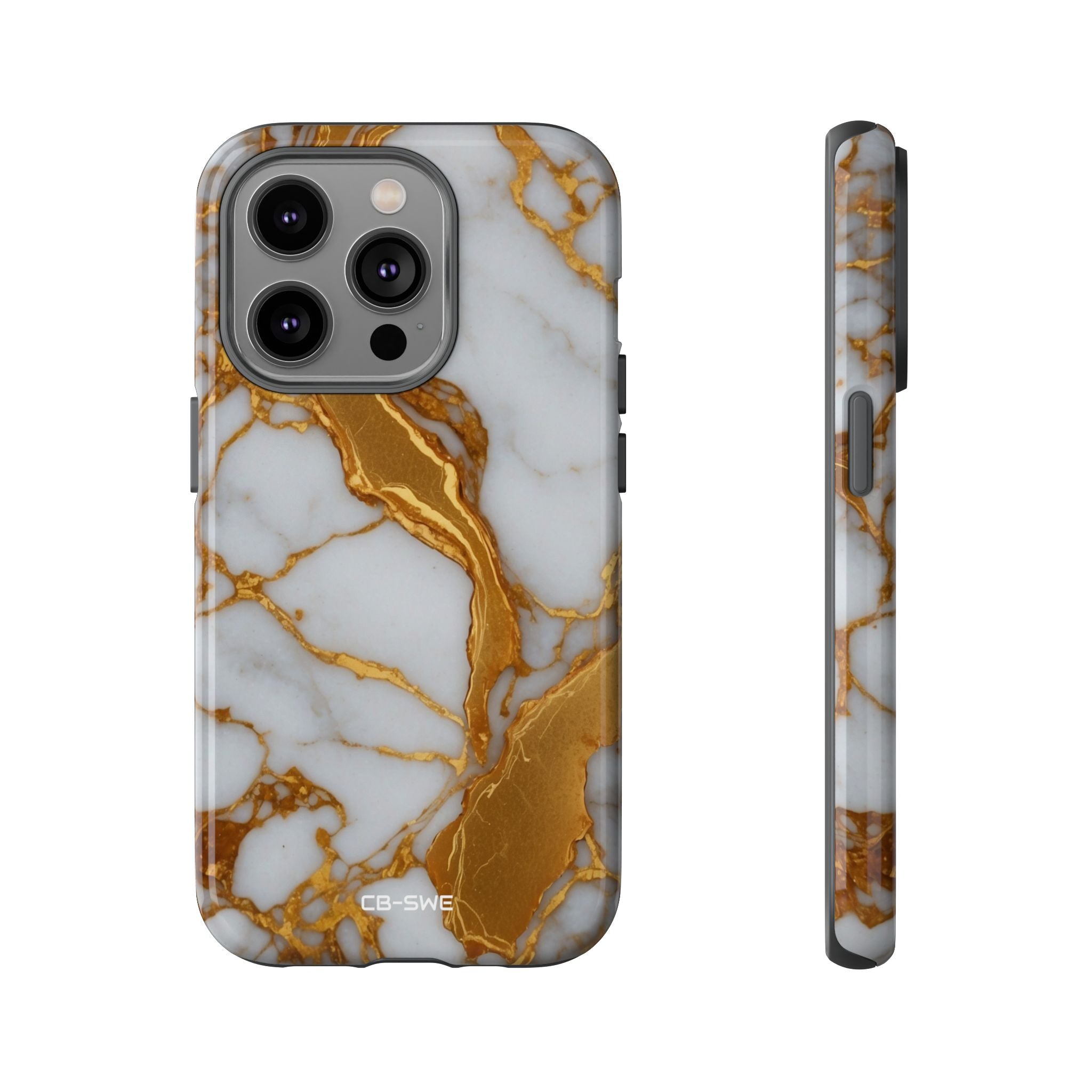 Golden Veins Flow - iPhone Case