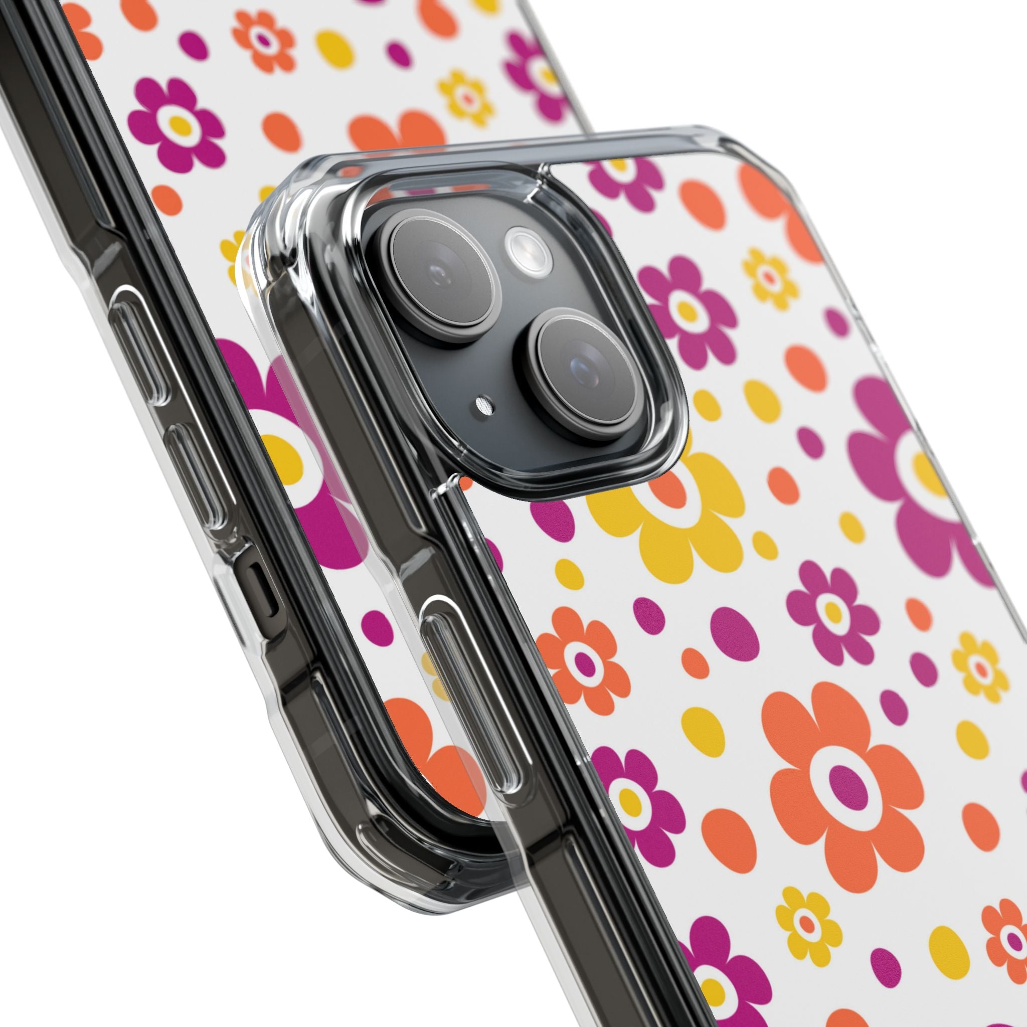 Retro Floral Playfulness iPhone Case - Impact