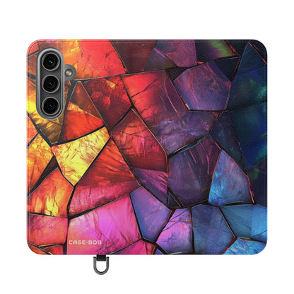 Crimson Shards - Samsung S24 Plus Case - Wallet