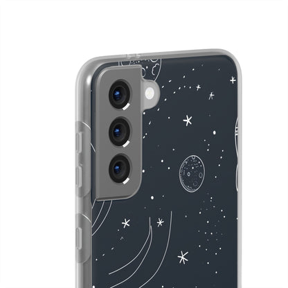 Cosmic Doodle Adventure | Flexible Phone Case for Samsung Galaxy