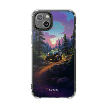 Sunset Forest Drive iPhone Case - Impact