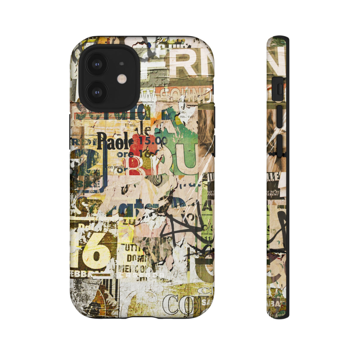 Grunge Vintage Poster - Protective Phone Case