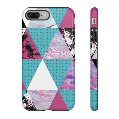 Grunge Triangles - Protective Phone Case