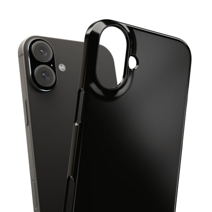 Black - Slim iPhone 16 Phone Case