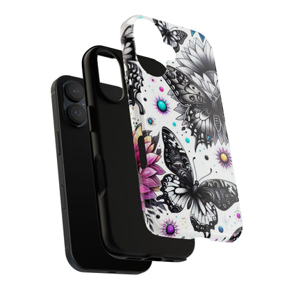 Butterfly Bloom iPhone 16 Plus Case - Tough