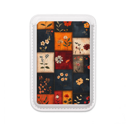 Patchwork Blooms Wallet – MagSafe Ready
