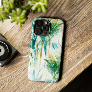 Watercolor Tropical Trees - Protective Phone Case