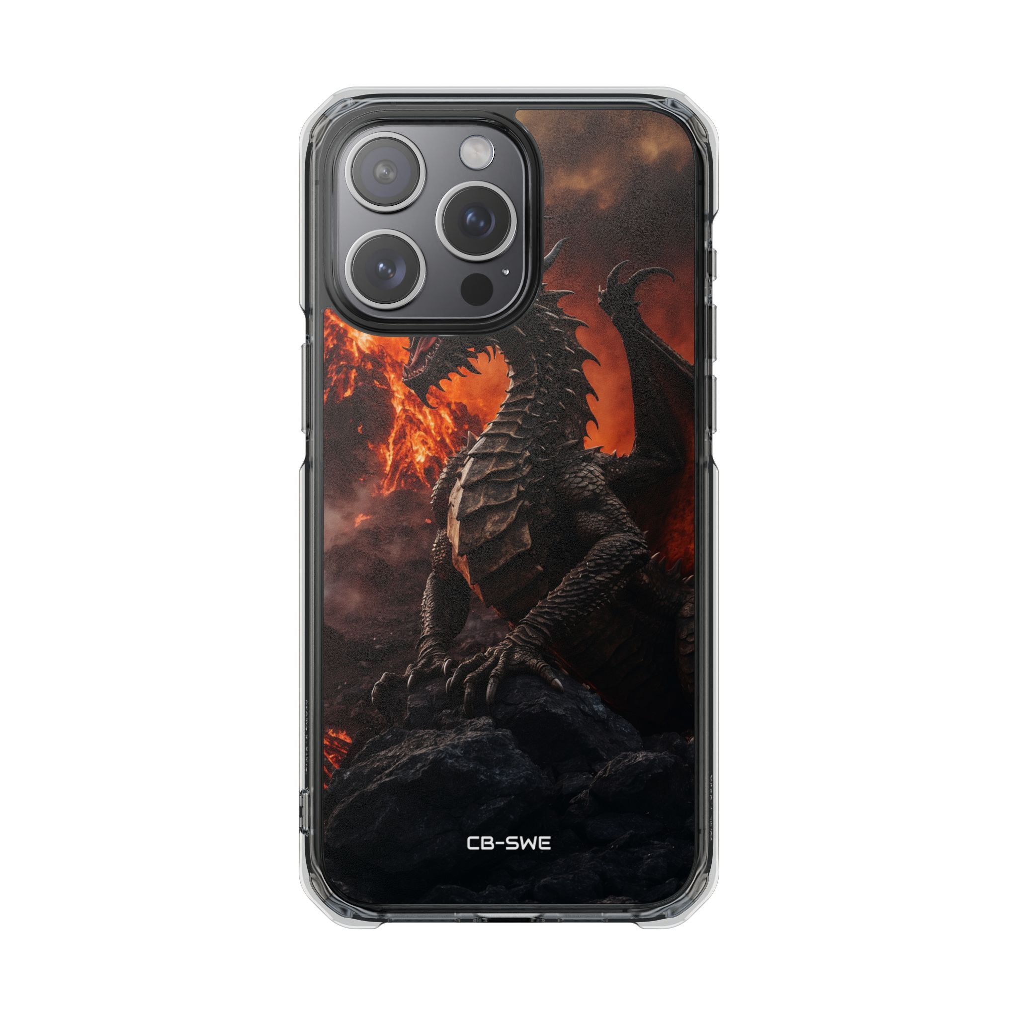 Fiery Dragon Soars iPhone Case - Impact