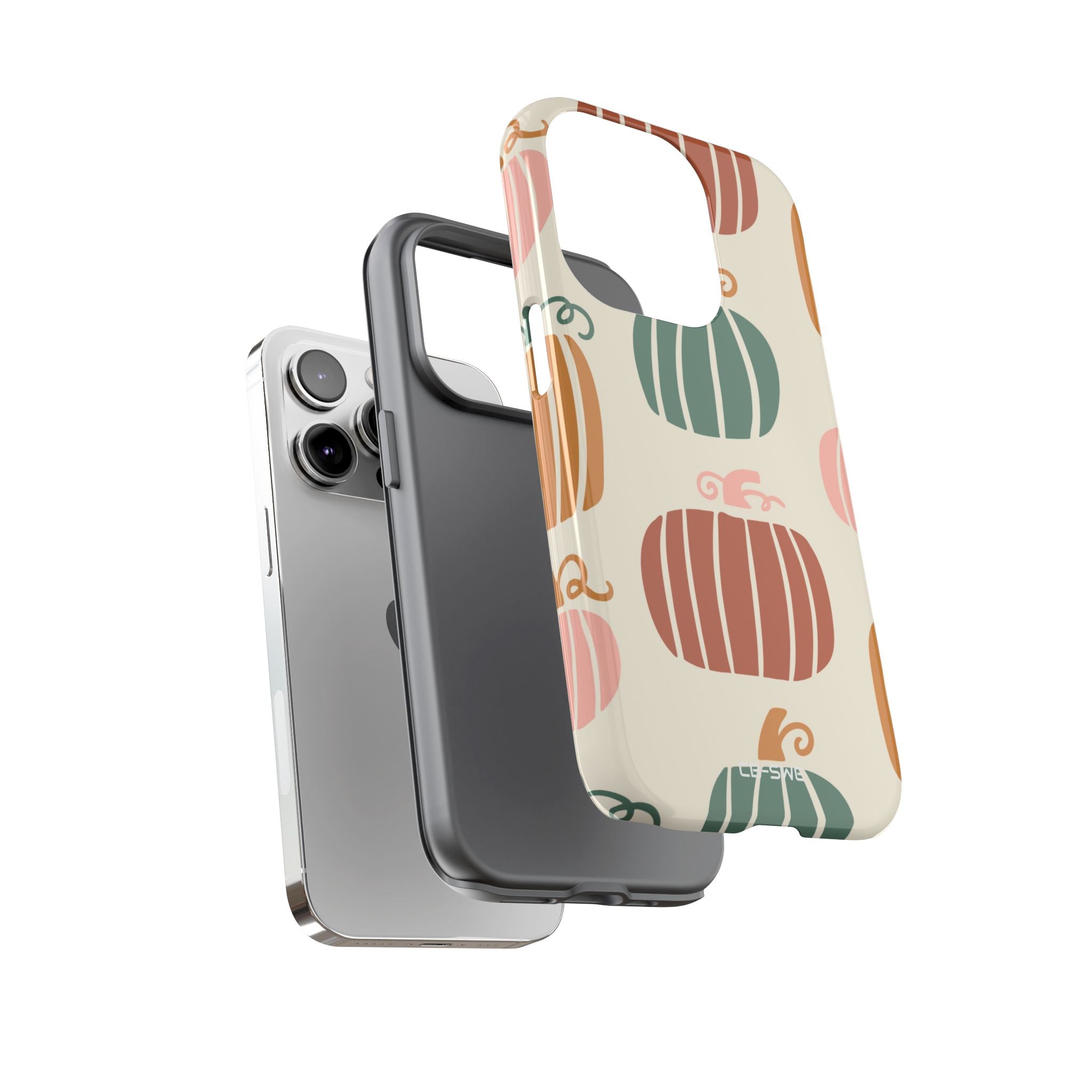 Whimsical Pumpkin Harmony - iPhone Case