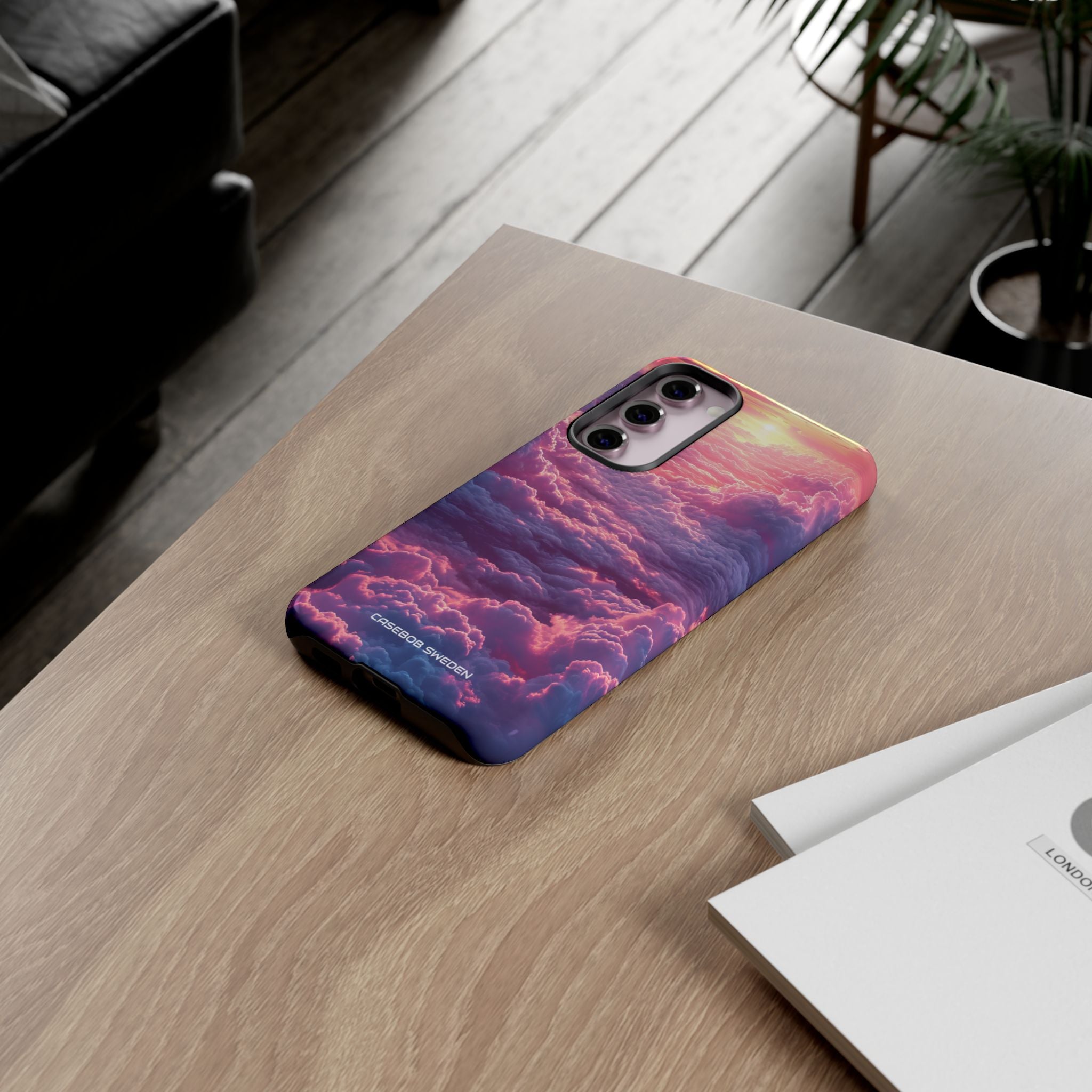 Pink Purple Clouds - Tough Samsung S23 Phone Case