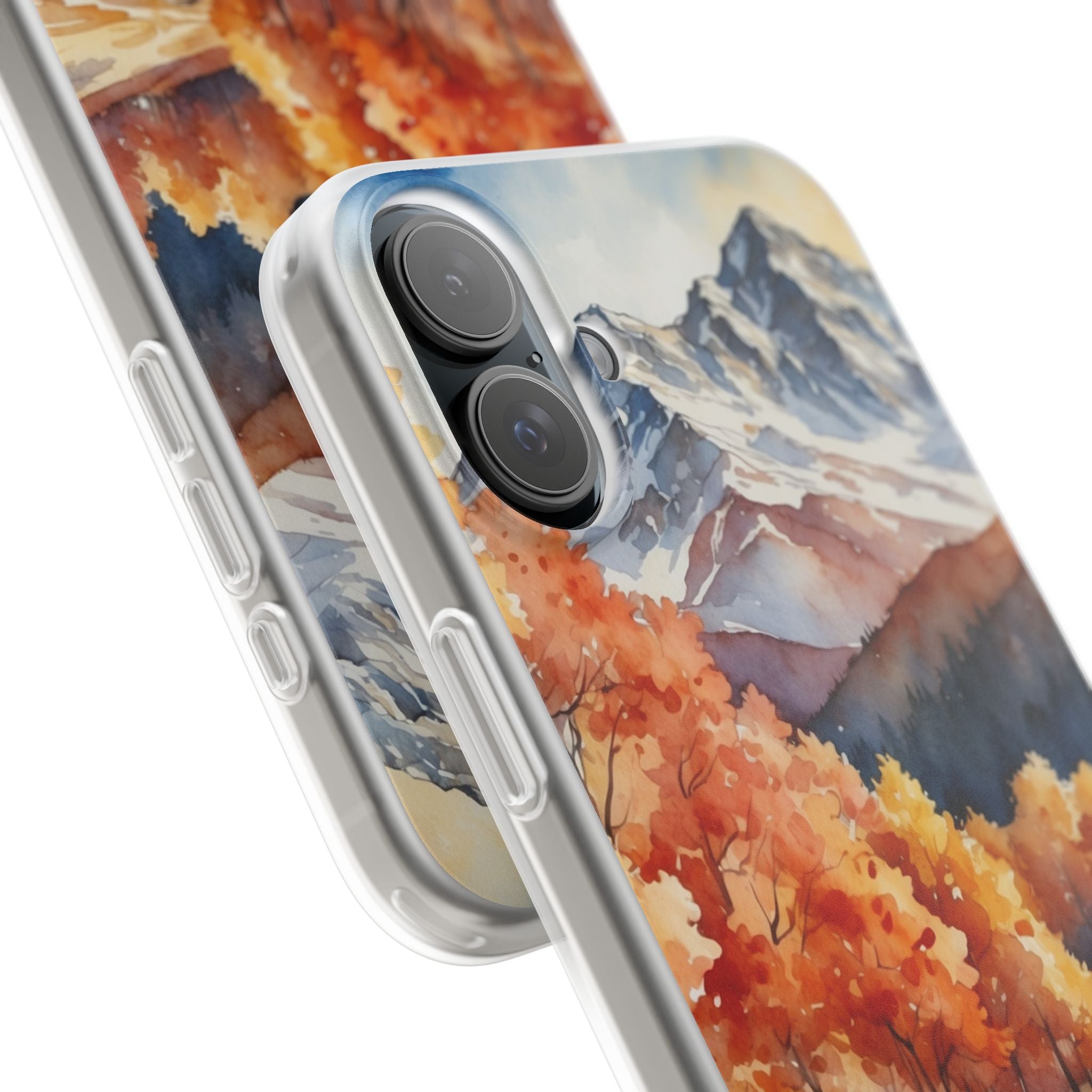 Snowcapped Radiance iPhone 16 Plus Case - Soft