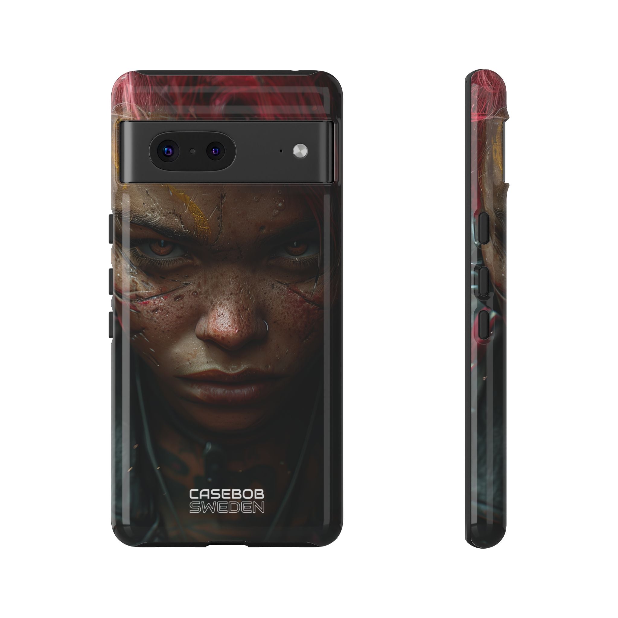 Cyberpunk Rebel Portrait Google Pixel 7 - Tough