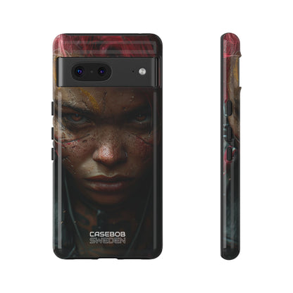 Cyberpunk Rebel Portrait Google Pixel 7 - Tough