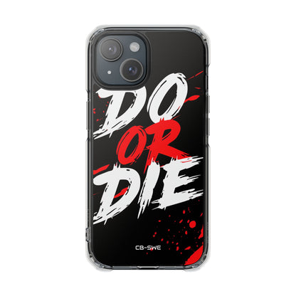 Intense Typography Contrast iPhone Case - Impact