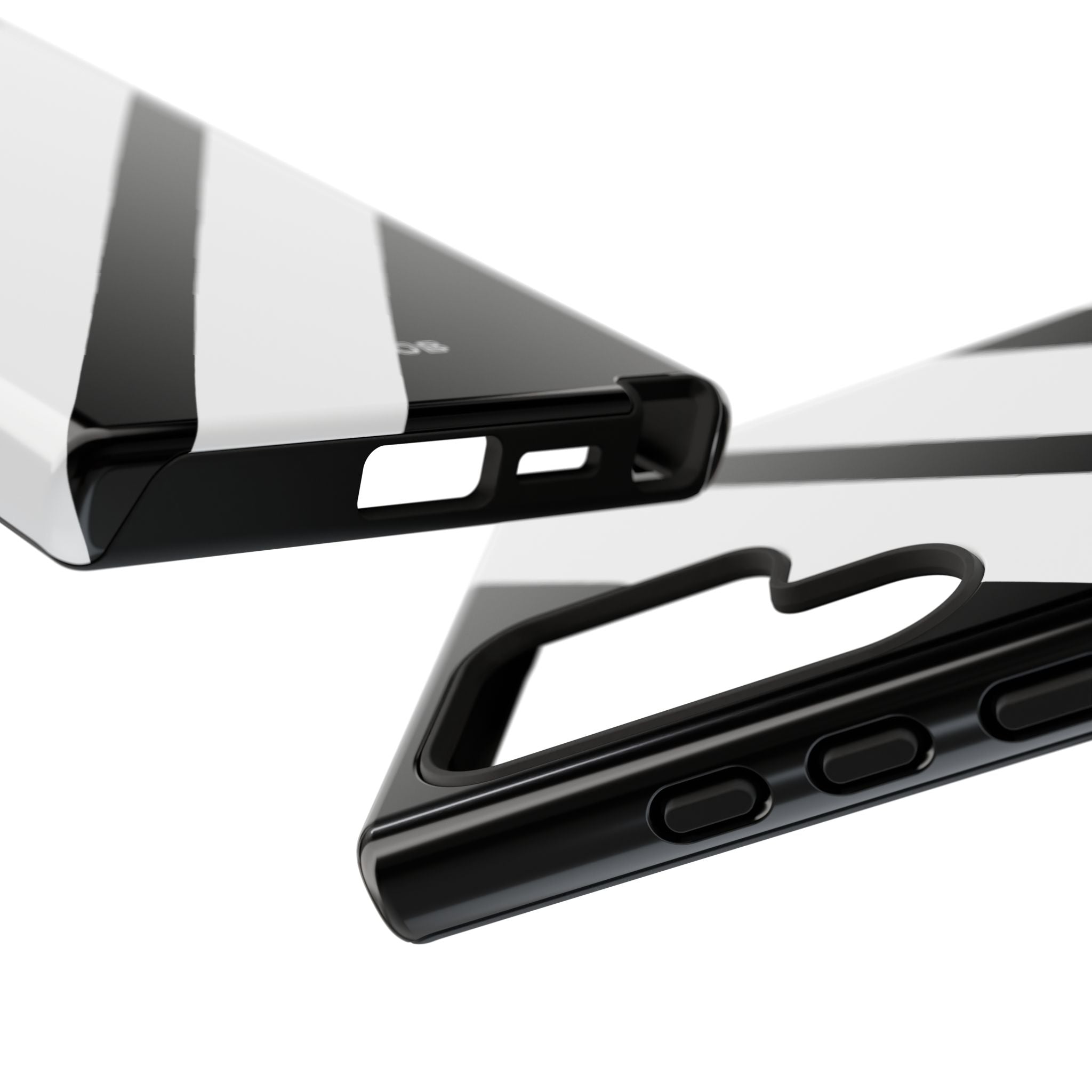 Diagonal Bands Noir Samsung S24 Ultra Case - Tough